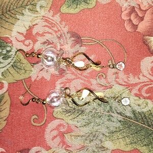 Dangle Jellyfish earrings, worn once